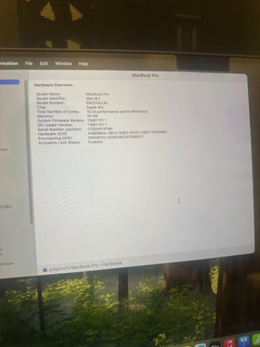 MacBook Pro m4