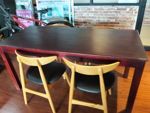 Meeting table and chairs
