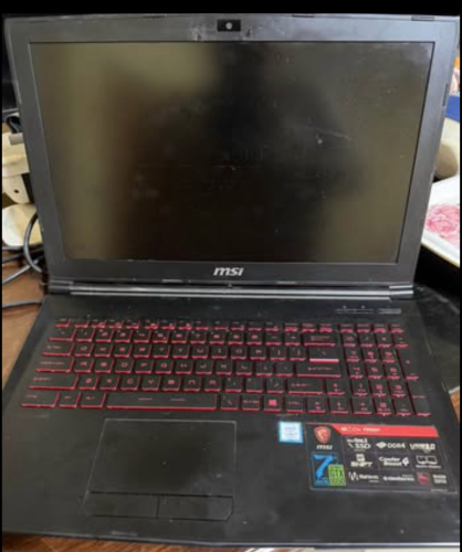 MSI GL62M 7RDX i7 laptop