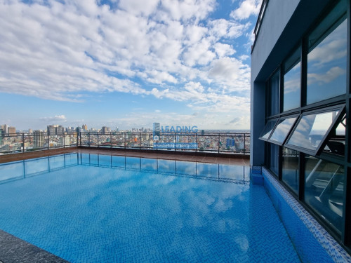 N048 | Gym and Pool 1 Bedroom Loft Designed For Rent in Toul Kork
