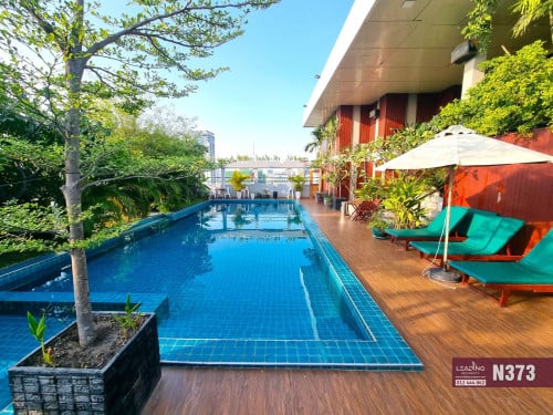 N373 | BKK1 - Nice Serviced Apartment 1 Bedroom with Pool and Gym