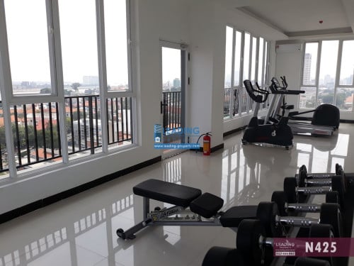 N425  | Rooftop Pool and Gym Serviced Apartment 1 Bedroom For Rent Near Exchange S