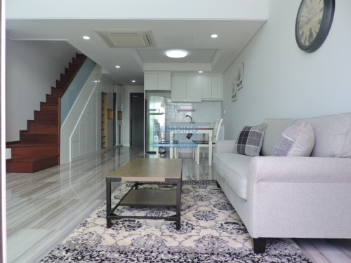 N433 | BKK1 Duplex Designed 1 Bedroom Serviced Apartment For Rent