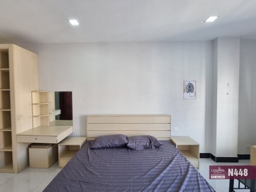 N448 | Nice Studio Apartment For Rent with Elevator in Toul Tom Pong Area