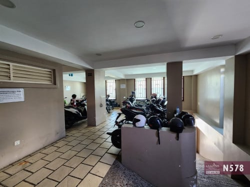 N578 | Top Floor Bright and clean Studio For Rent Near CJCC / Toul Kork
