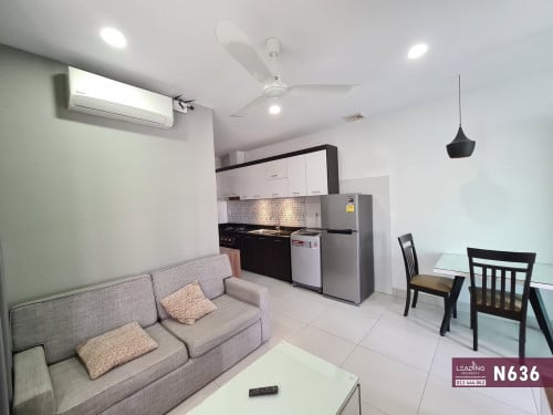 N636  | Boeng Trabek, Rooftop Swimming Pool 1 Bedroom Apartment For Rent Free Serv