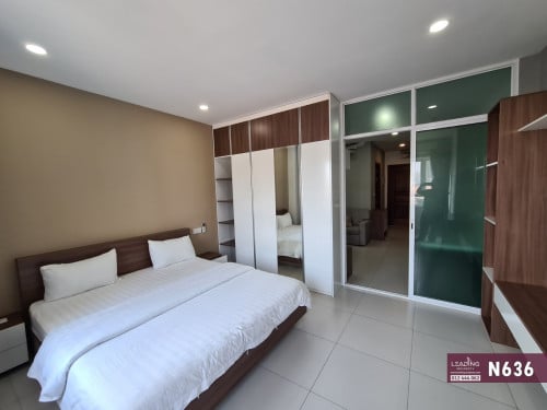 N636  | Boeng Trabek, Rooftop Swimming Pool 1 Bedroom Apartment For Rent Free Serv