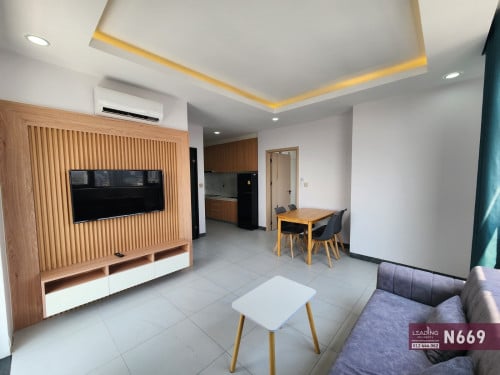 N669 | Serviced Apartment 2 Bedrooms with Gym, Pool, Cleaning For Rent