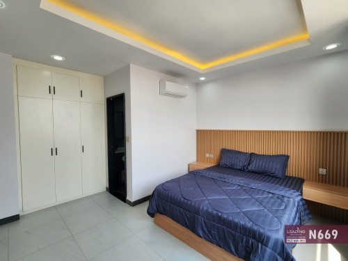 N669 | Serviced Apartment 2 Bedrooms with Gym, Pool, Cleaning For Rent