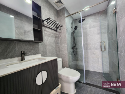 N669 | Serviced Apartment 2 Bedrooms with Gym, Pool, Cleaning For Rent