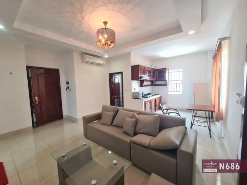 N686 | Nice Apartment 1 Bedroom in Toul Kork For Rent Free Wifi