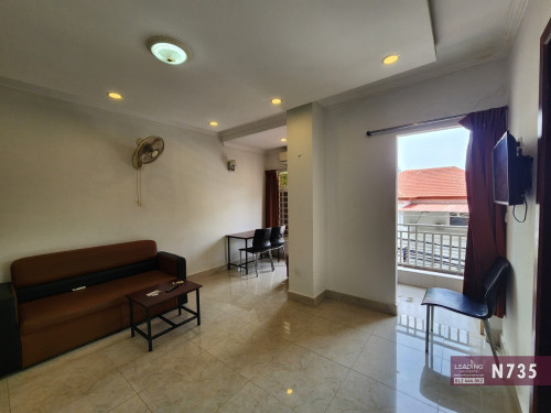 N735  | 1 Bedroom with Lift Apartment For Rent in Toul Kork