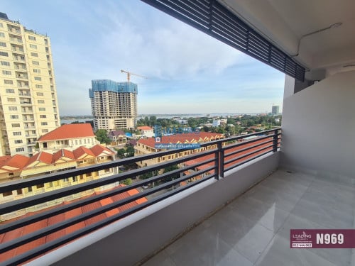N969 | Nice Studio with Private Balcony For Rent in Chroy Changva Area