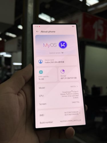 Nubia Z60 Ultra 5G 99%