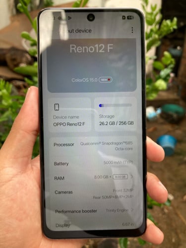 Oppo reno12F សុីម 2