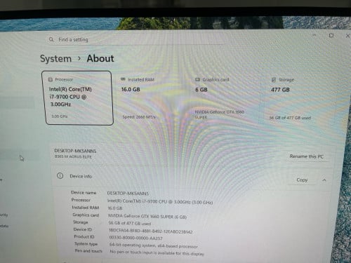 PC Clone i7-9 360$