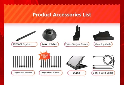 Preorder - Huion Kamvas 13 gen 3 ( Full set + Freebies )