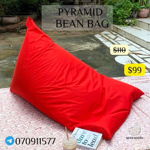 Pyramid Bean Bag សាឡុងអង្គុយគ្រាប់ស្នោ​
