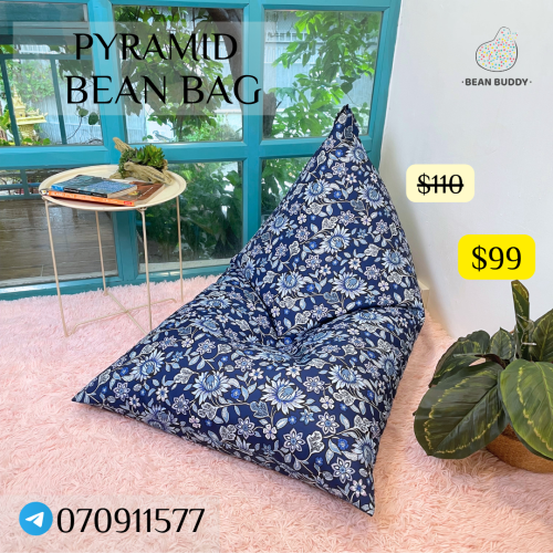 Pyramid Bean Bag សាឡុងអង្គុយគ្រាប់ស្នោ​