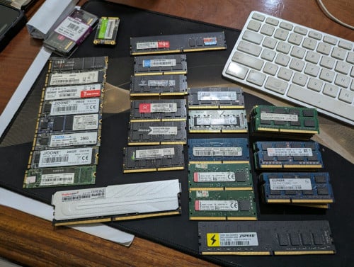 RAM & SSD (M2 256G 8$)