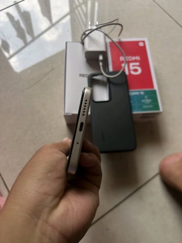 Redmi 15 នៅស្អាត 98% ដូចរូបមានគ្រឿងគ្រប់សុីម២ក្រុមហ៊ុន Ram 8g Memory 256g
