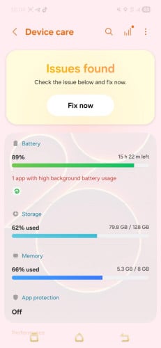 Samsung a16  សំនុំស្អាត  រ៉េម8g ស្ទើរគែមជុំវិញដោយសារសំបកស៊ី យកទៅខាតស្អាតវិញ