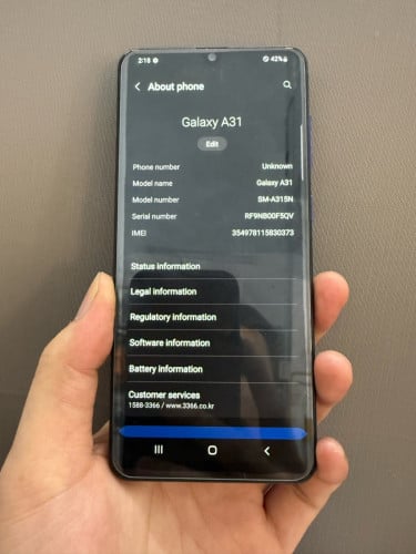 Samsung A31