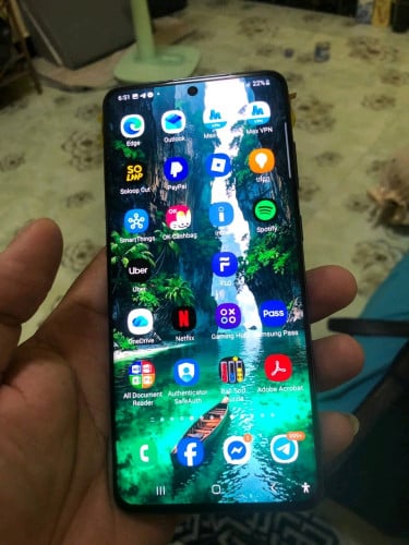 Samsung Galaxy s20 plus អេក្រង់ OLET បែកខ្នង ram12 memory 128G