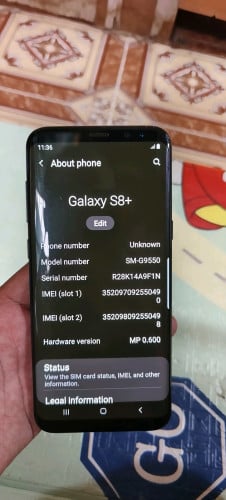 Samsung Galaxy S8 plus ទុកក្នុងទូរ អត់ប្រើ
