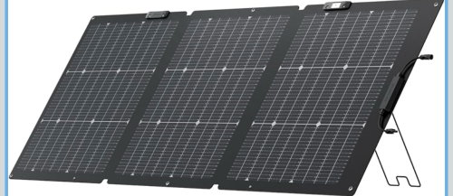 Solar បត់ម៉ាក ecoflow 160watts