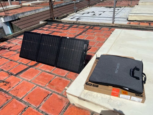 Solar បត់ម៉ាក ecoflow 160watts