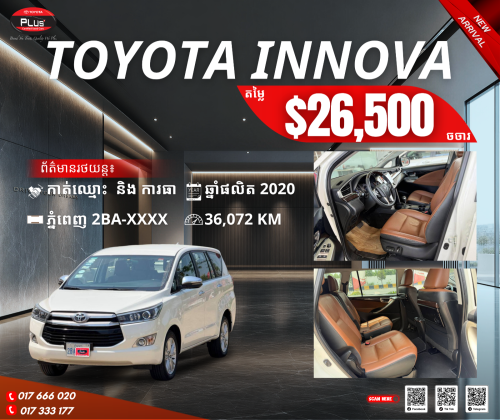 TOYOTA INNOVA 2020