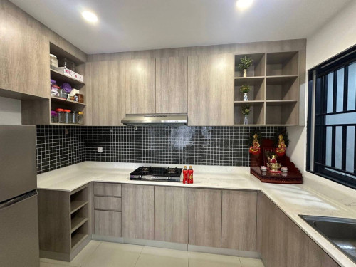 Twin Villa for rent at Borey Chipmong near old international airport