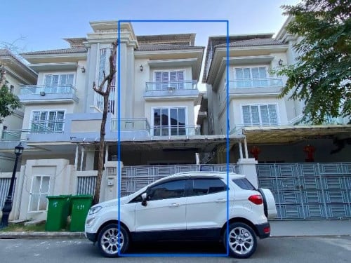 Twin Villa for rent at Borey Orkide 2004 SenSok