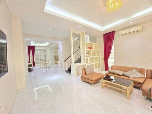 Twin Villa for rent at Borey Orkide 2004 SenSok