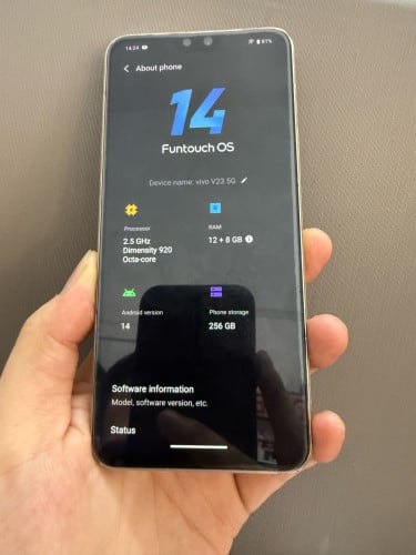 ViVo V23 5G 256g ក្រុមហ៊ុន