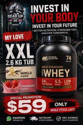 Whey protein 2.6 kg  XXL CREATINE PRE-WORKOUT