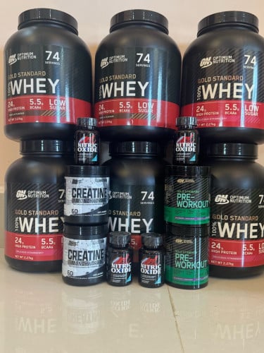 Whey protein 2.6 kg  XXL CREATINE PRE-WORKOUT