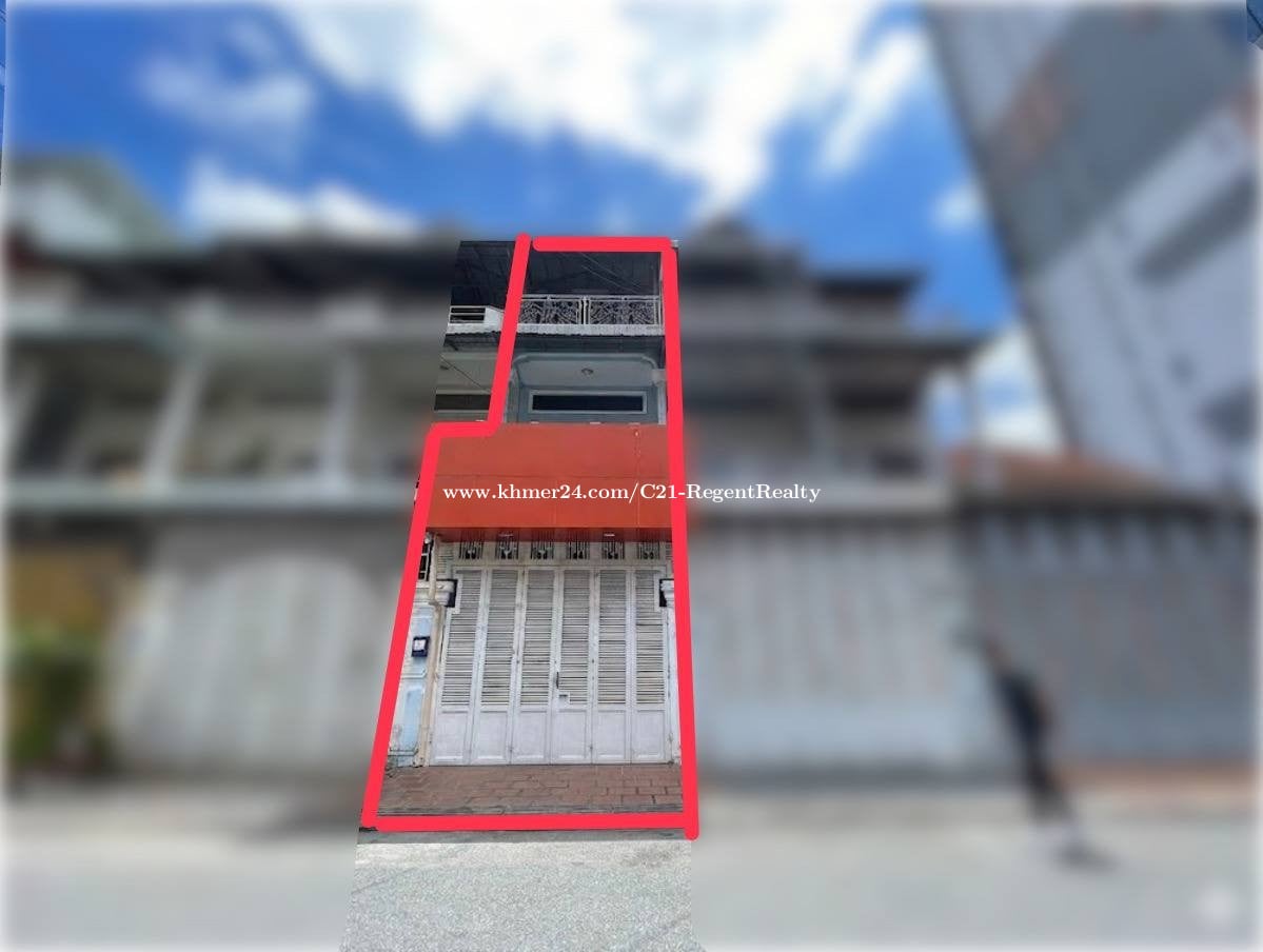 Commercial Shophouse for Rent in Toul Svay Prey
