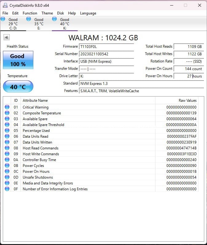M.2 NVMe SSD PCIe