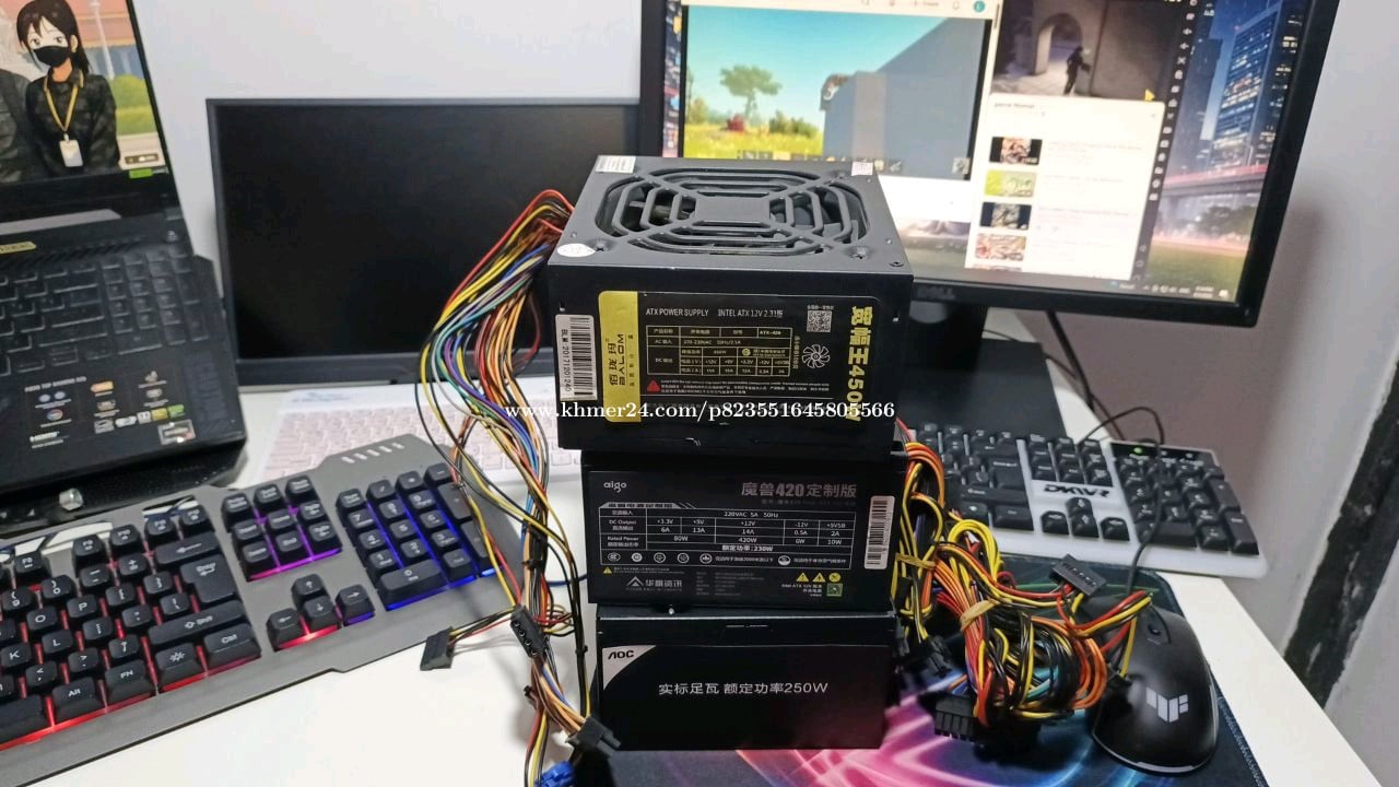 Power Suplly 230W-250W (New) 450W ( Second hand China 10$)