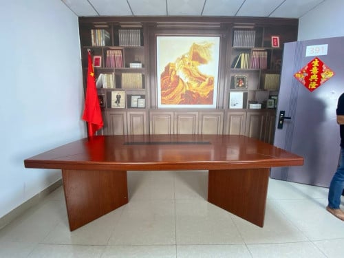 តុប្រជុំឈើ 240 x 120 x 75cm (6-8នាក់)