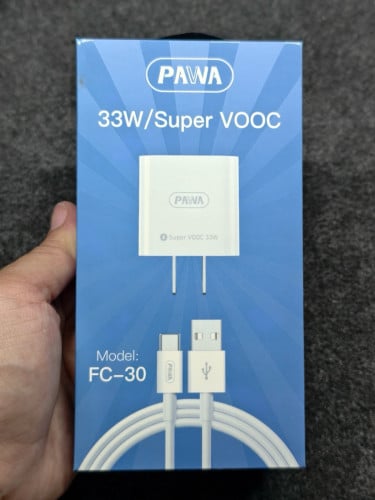 ឈុតដុំ+ខ្សែសាក 33W/Super VOOC Pawa