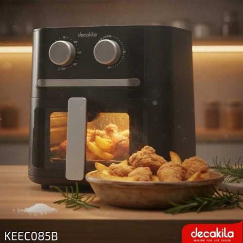 ម៉ាស៊ីនបំពងស្ងួត 6.5L Air Fryer 1600W With visible window