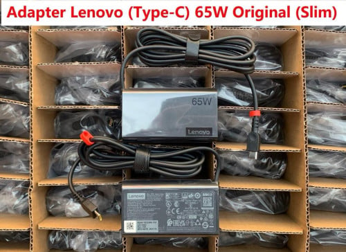 - Adapter Lenovo (Type-C) 65W Original (Oval) ទើបចូលស្តុកថ្មី ថ្មីប្រអប់ មានការធានា1ខែ ពេញ 📩