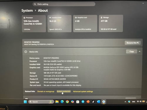 លក់ ASUS TUF Gaming F15 ស្ថានភាពល្អ
