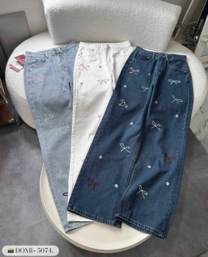 ខោកាប៊ូយជើងធំ - baggy jeans