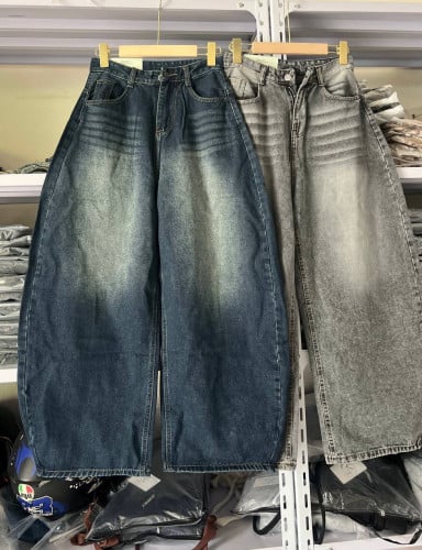 ខោកាប៊ូយជើងធំ - baggy jeans