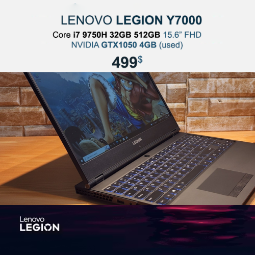 𝐋𝐞𝐠𝐢𝐨𝐧 𝐘𝟕𝟎𝟎𝟎, 𝟒𝟗𝟗$​ _ i7 32GB 512GB 15.6" FHD GTX1050 4GB