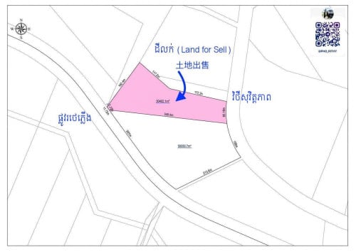 ដីសម្រាប់លក់ (Land For Sale 土地出售)